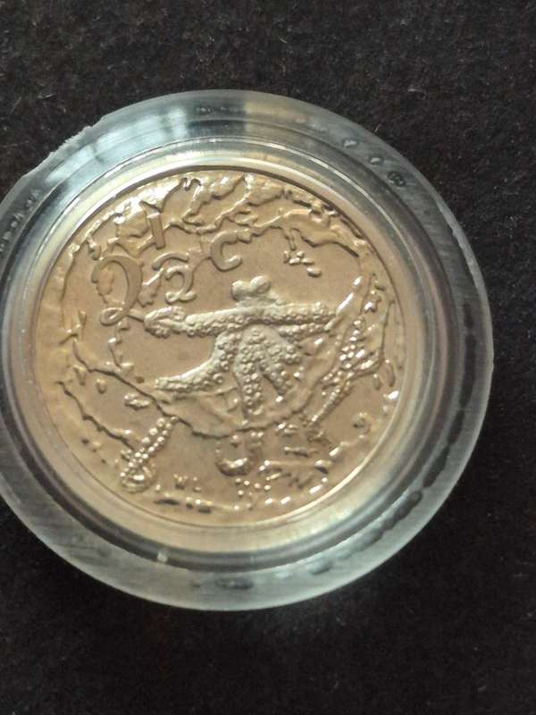 2 1/2 c Tickey Marine Series The Common Octopus 2000 Sterling Silver no. 578