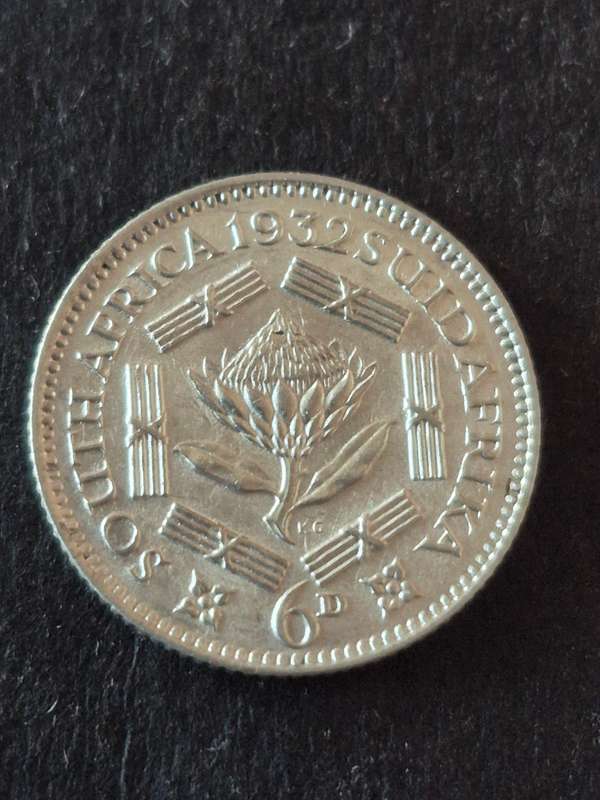 Union Sixpence 1932 (very nice condition)