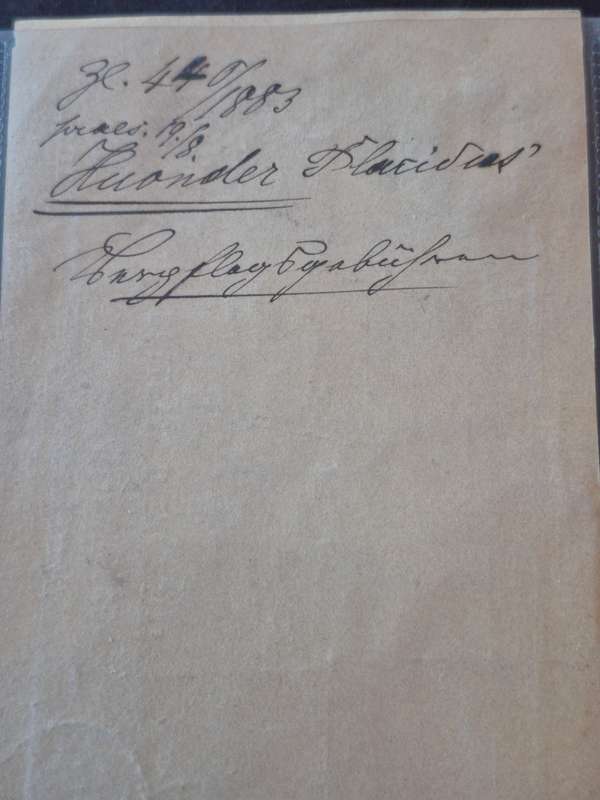 Switzerland "Coupon" 1883 with 5 & 25 Rappen & One Frank Stamps - used with Disentis Postmark