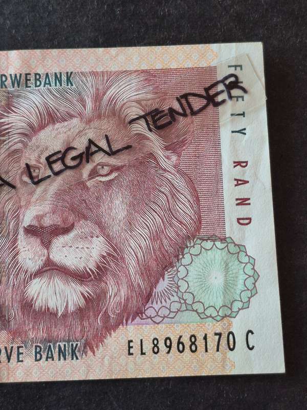 CL Stals Fifty Rand 2nd issue 1992 (nice condition)