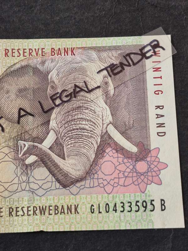 CL Stals R20 2nd issue 1992 (nice condition but tear at bottom left side)