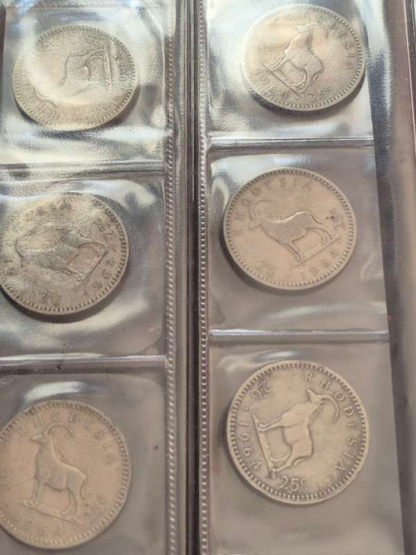 12 by Rhodesia 25 Cents 1964