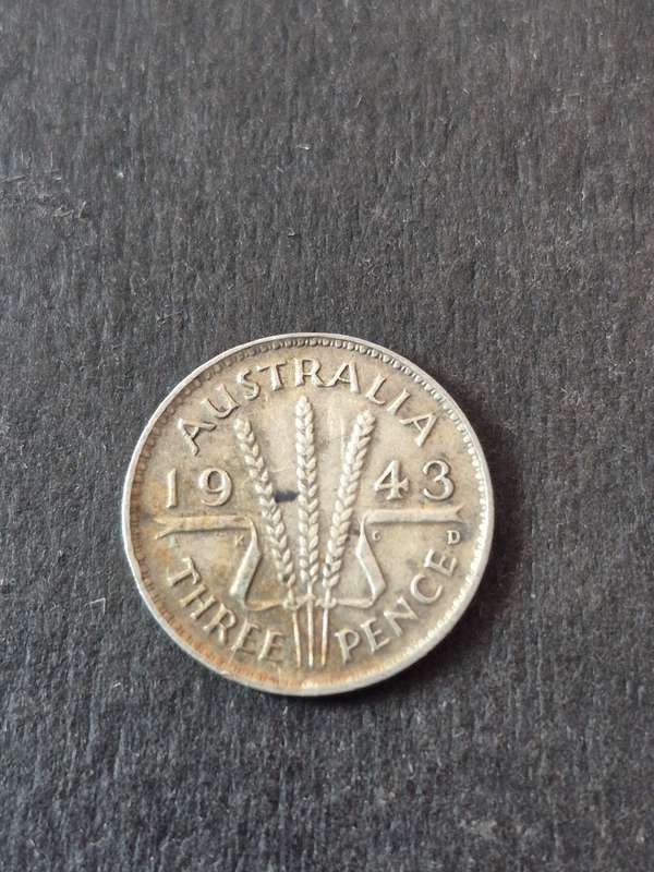 Australia Threepence 1943 Silver