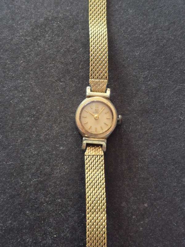 Vintage Ladies Tissot Mechanical Wrist Watch (not working) with Rolled Gold Band