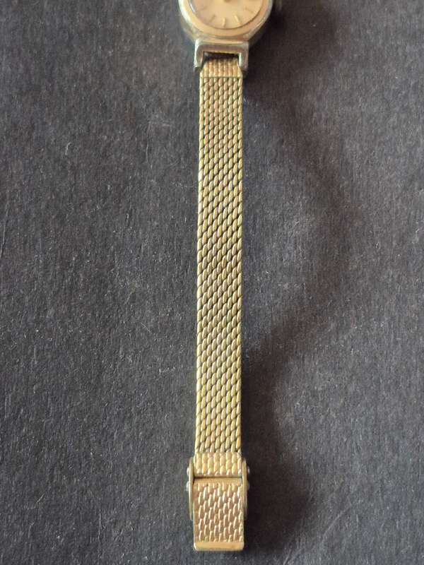 Vintage Ladies Tissot Mechanical Wrist Watch (not working) with Rolled Gold Band