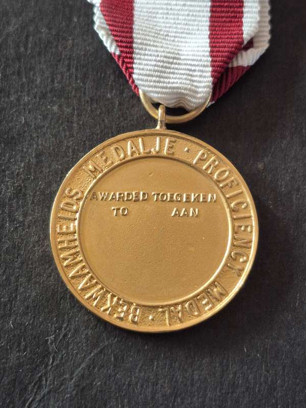 SA Red Cross Medal Gold Plated
