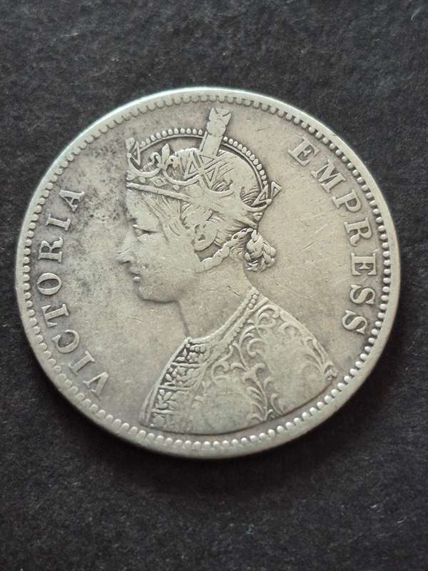 India One Rupee 1879 Silver