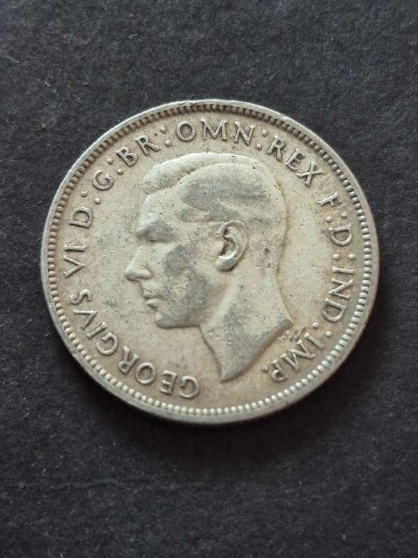 Australia Florin 1944 Silver