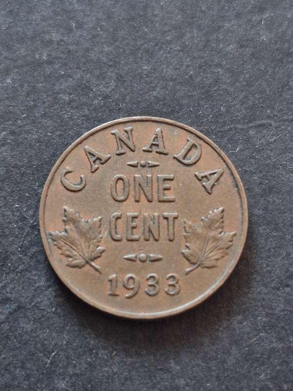 Canada One Cent 1933