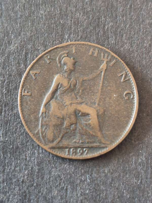 UK Farthing 1897
