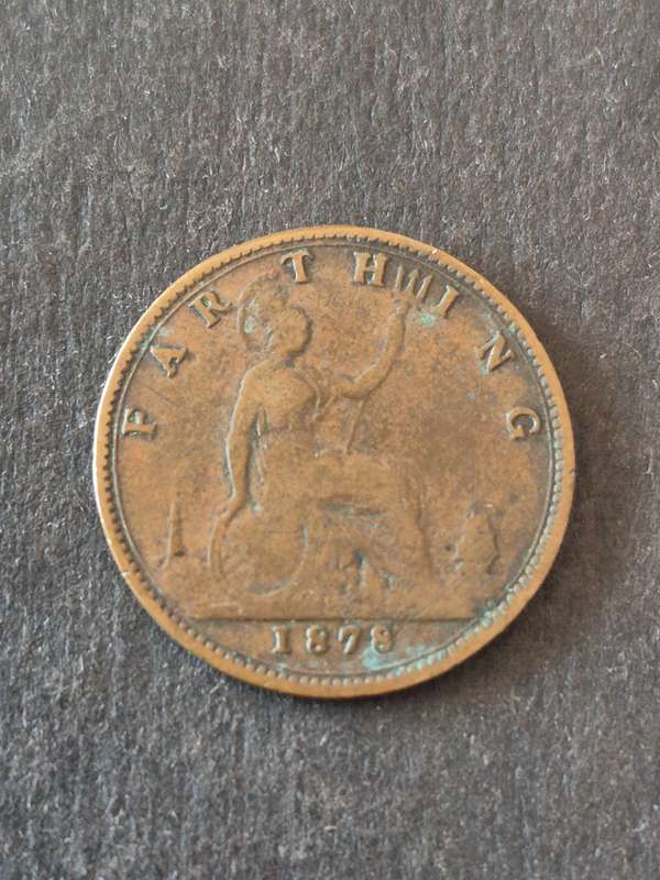 UK Farthing 1878