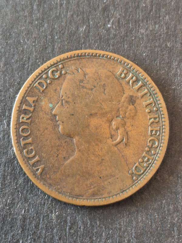 UK Farthing 1878