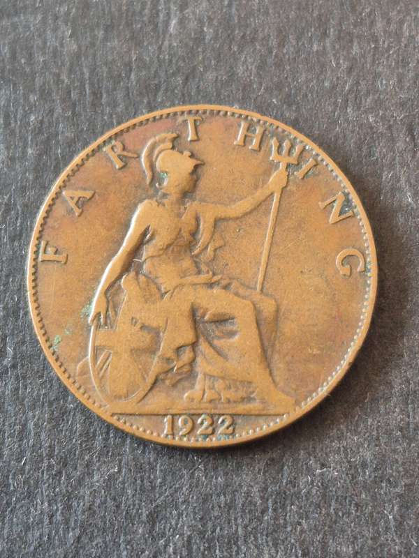 UK Farthing 1922