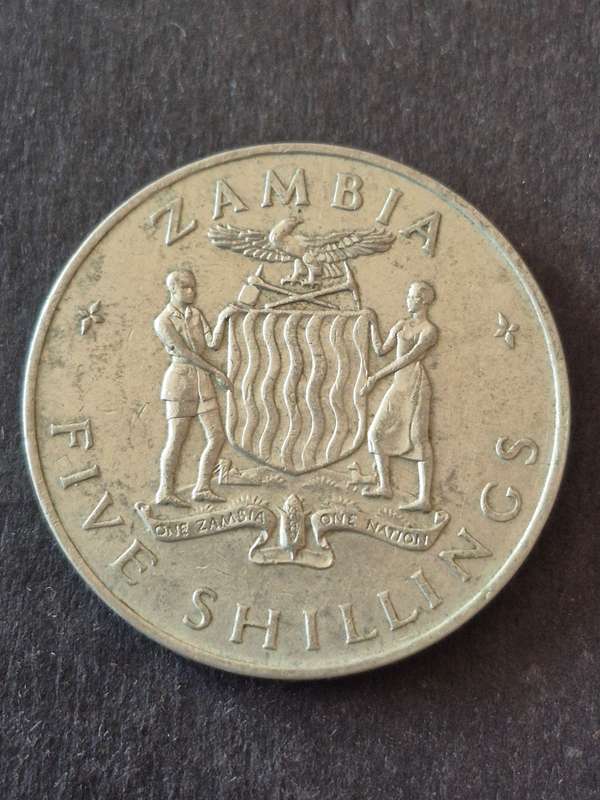Zambia 5 Shillings 1965