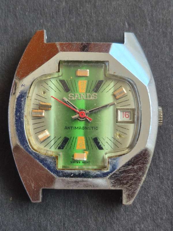 Sands Antimagnetic Swiss Movement Men's Mechanical Wrist Watch (not working)