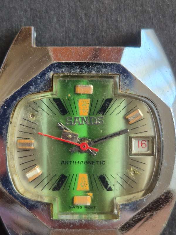 Sands Antimagnetic Swiss Movement Men's Mechanical Wrist Watch (not working)