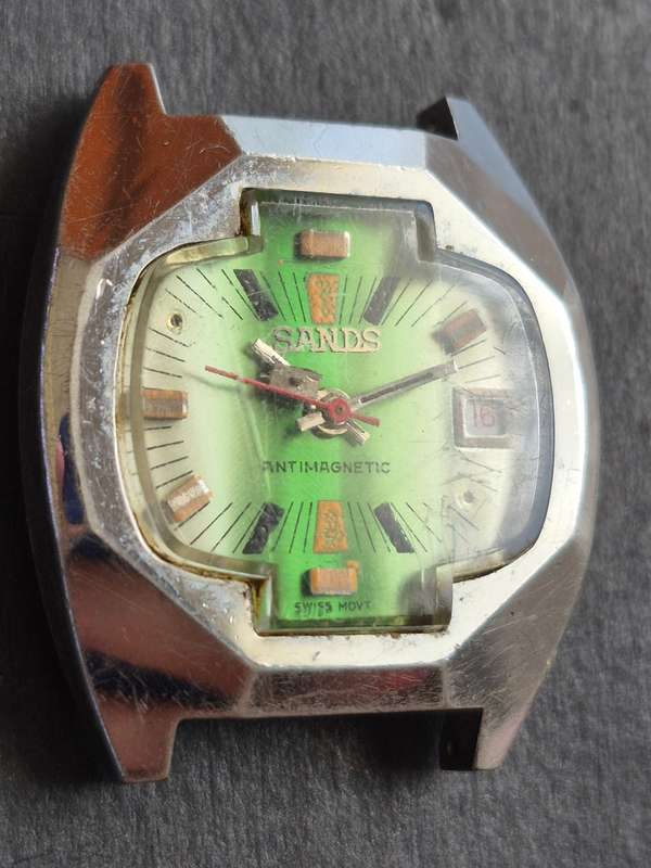 Sands Antimagnetic Swiss Movement Men's Mechanical Wrist Watch (not working)