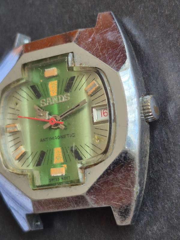 Sands Antimagnetic Swiss Movement Men's Mechanical Wrist Watch (not working)