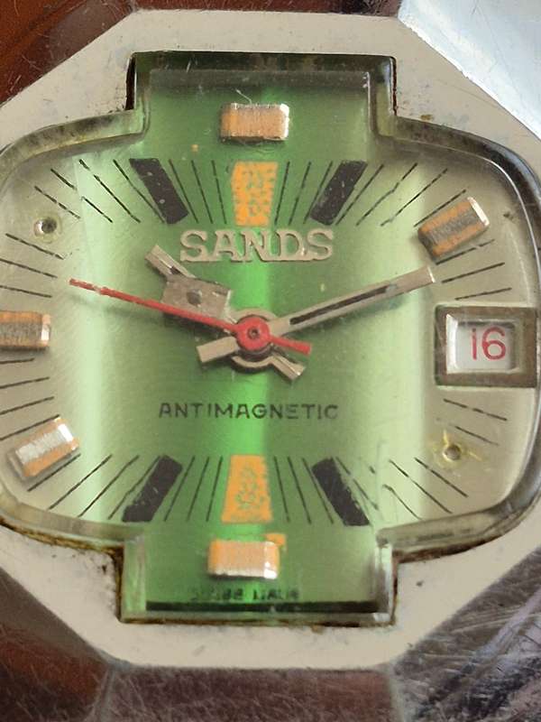 Sands Antimagnetic Swiss Movement Men's Mechanical Wrist Watch (not working)