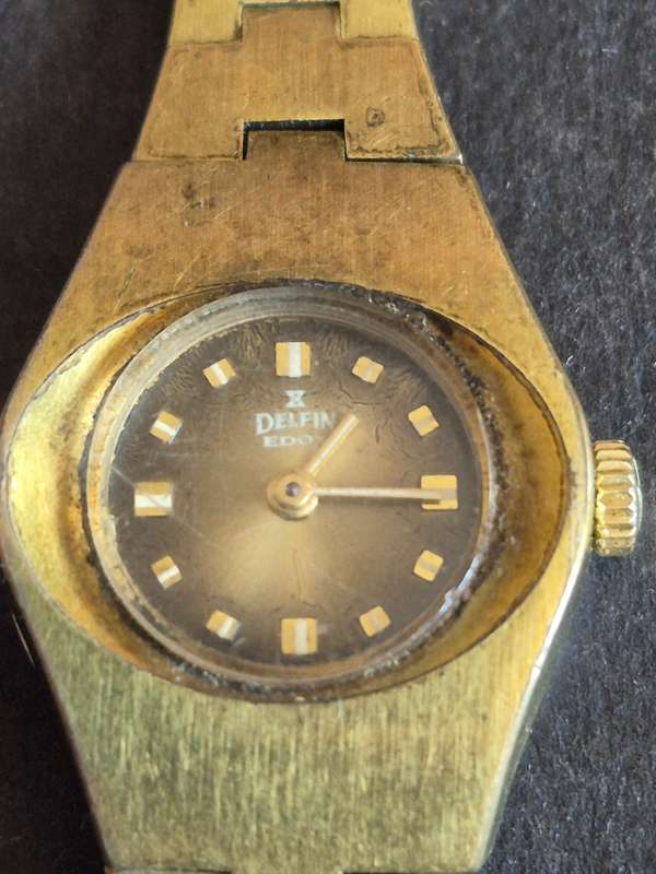 Vintage Ladies Delfin Edox Swissmade Mechanical Wrist Watch (nice condition) - not working