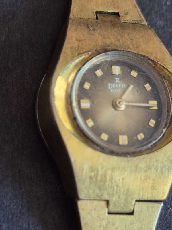 Vintage Ladies Delfin Edox Swissmade Mechanical Wrist Watch (nice condition) - not working
