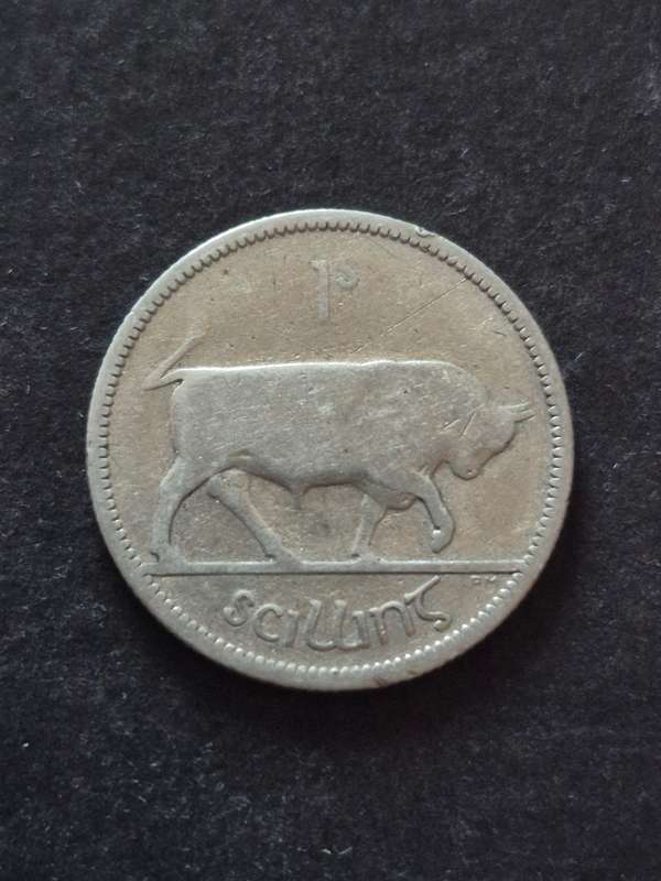 Ireland One Schilling 1928 Silver