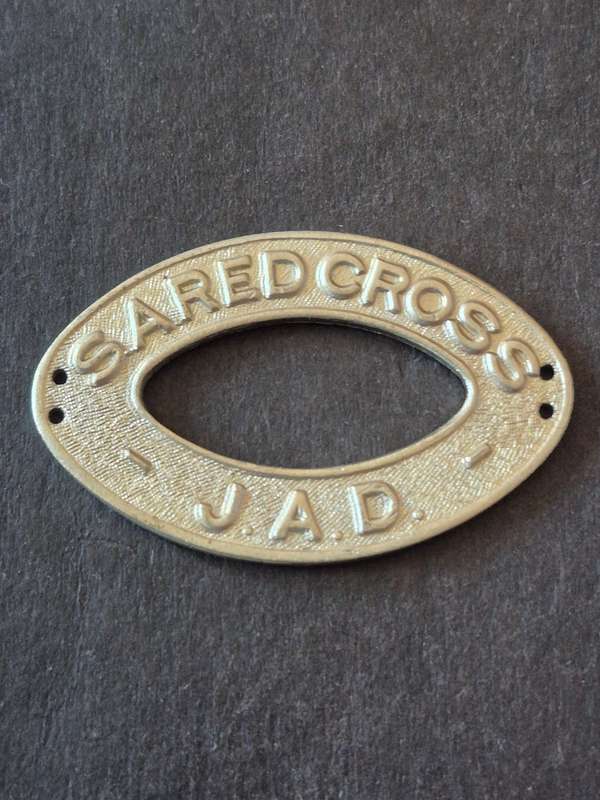 SA Red Cross Metal Badge