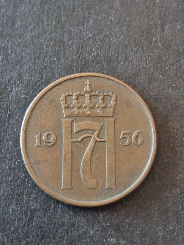 Norway 5 Ore 1956