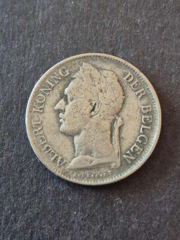 Belgium Congo 50 Centimes 1922