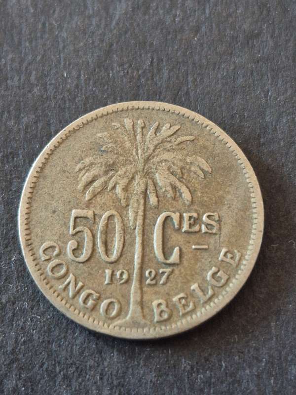 Belgium Congo 50 Centimes 1927