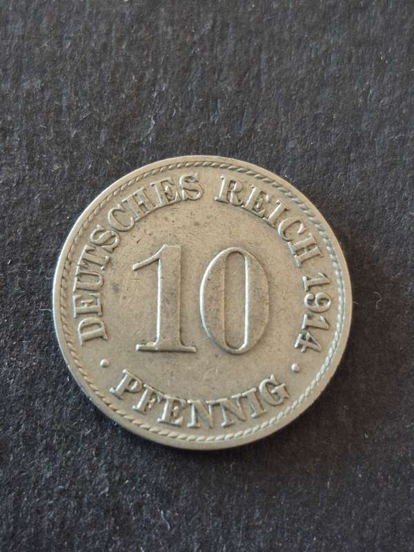 Deutsches Reich 10 Pfennig 1914