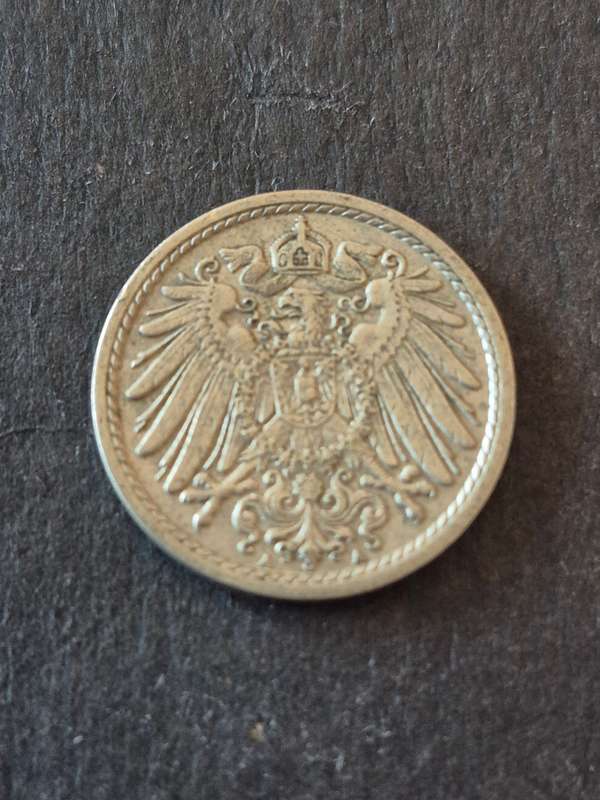 Deutsches Reich 5 Pfennig 1908