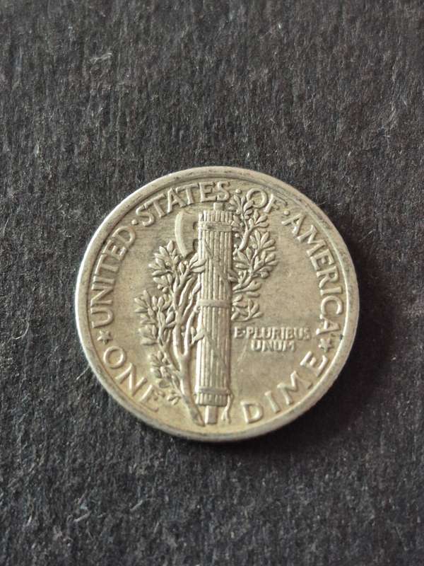 USA Mercury Dime 1917 Silver