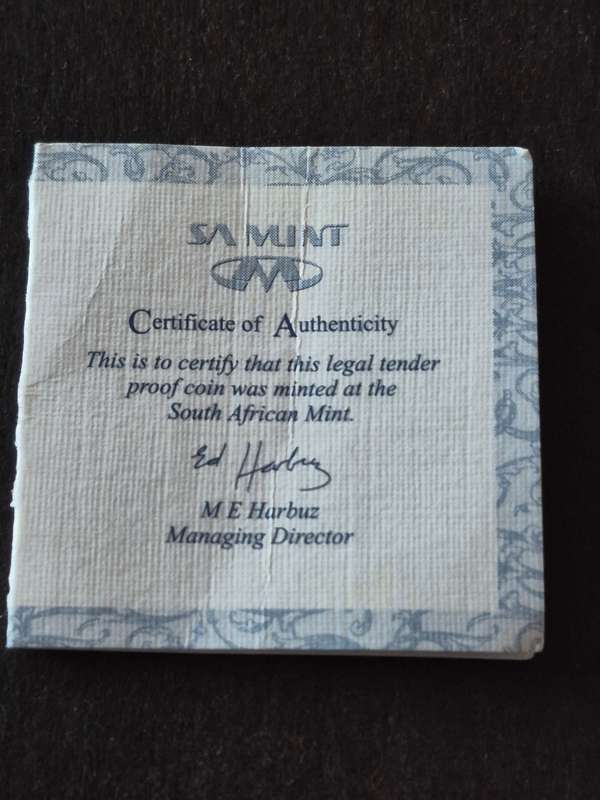 SS Mint Marine Series Jackass Penguin 1998 2 1/2c Tickey Sterling Silver