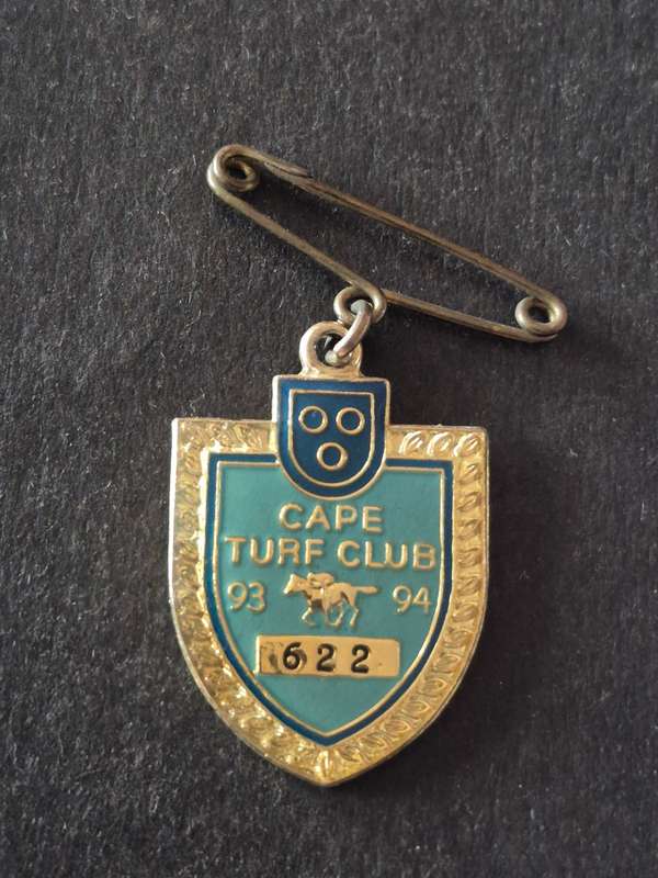 Cape Turf Club Badge No. 622 93/94