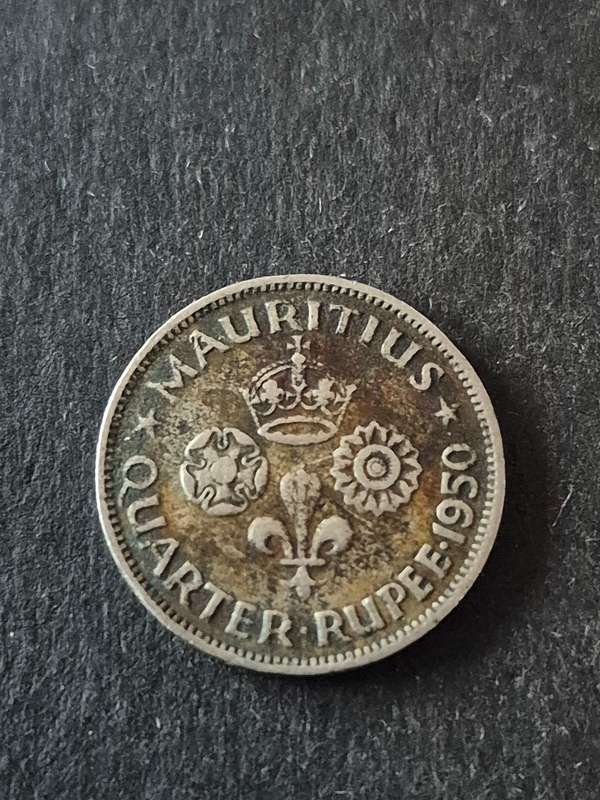 Mauritius 1/4 Rupee 1950
