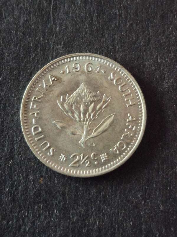 Republic 2 1/2 Cents 1961 (excellent condition)