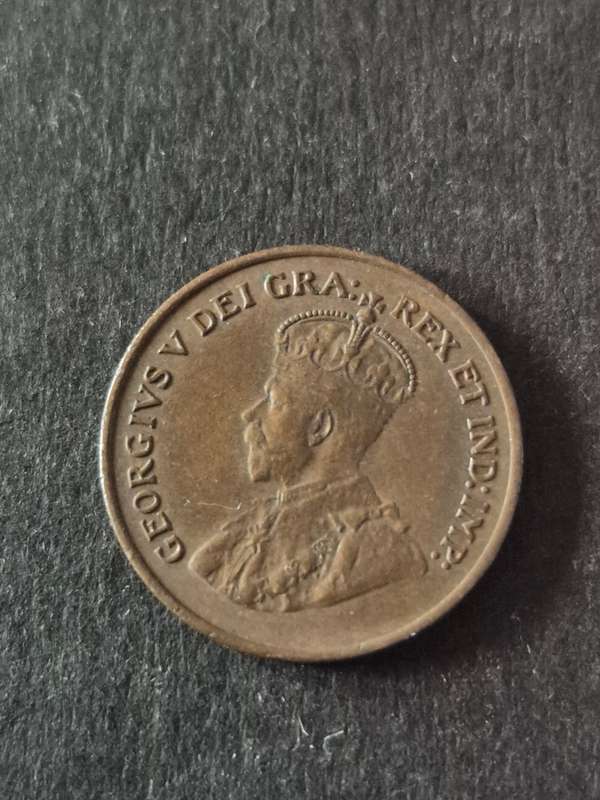 Canada One Cent King George V 1927 (excellent condition)
