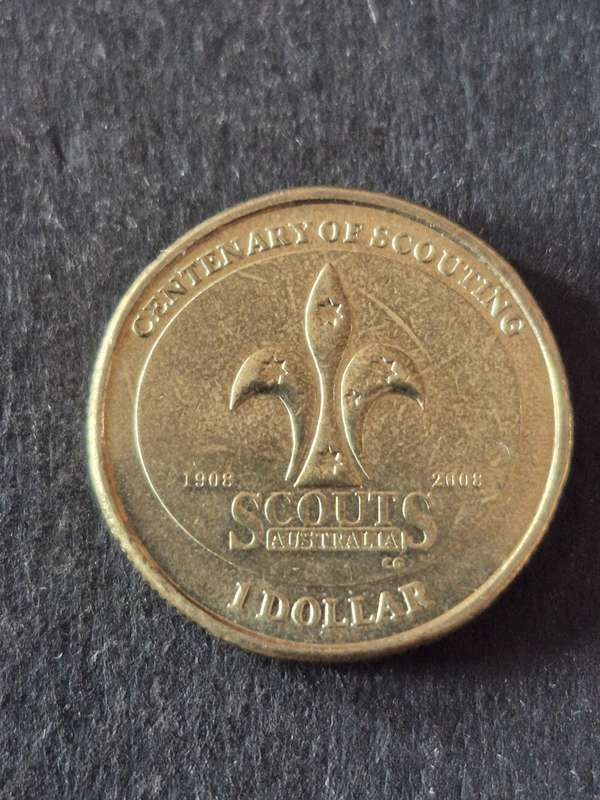 Australia One Dollar Centenary of Scouting 2008