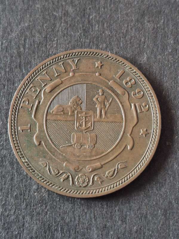 ZAR Penny 1892 (nice condition)