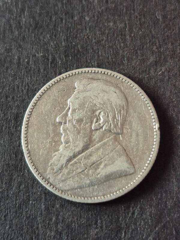 ZAR One Shilling 1896 Silver
