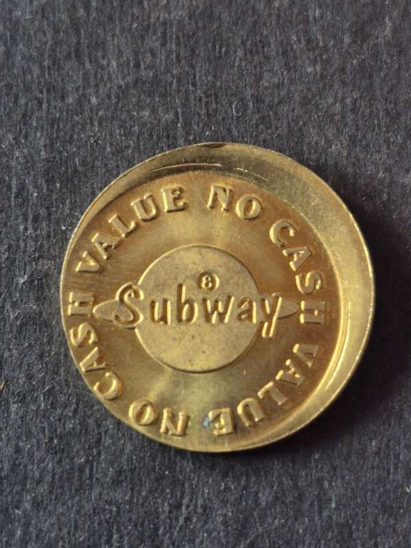 Misstruck Token Gold Reef City Subway Token (not cash value)