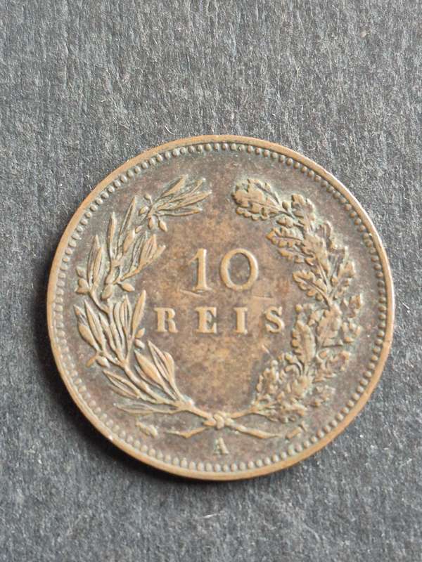 Portugal 10 Reis 1892