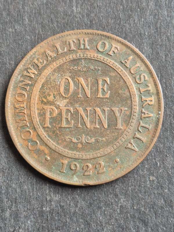 Commonwealth of Australia One Penny 1922