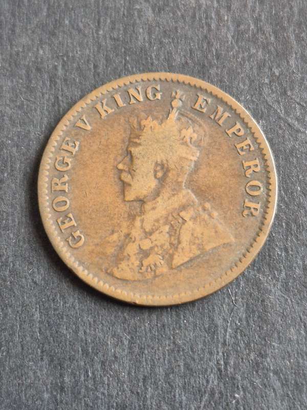 India One Quarter Anna 1917