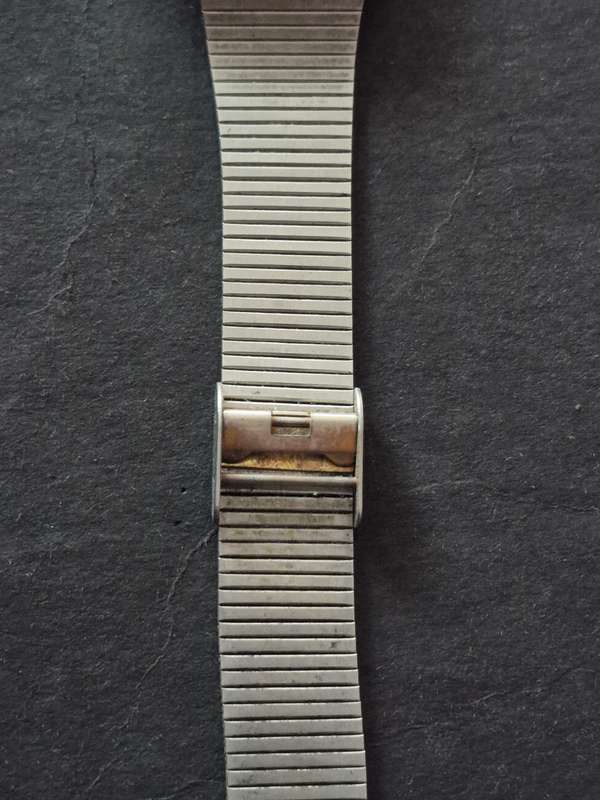 Vintage Golden Pearl Men's Quartz Watch- untested - sold as is (not working)