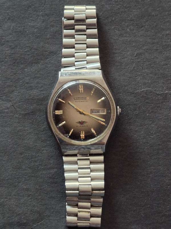 Vintage Citizen Automatic 21 Jewels 7 Eagle Men's Wrist Watch (working) needs to be serviced