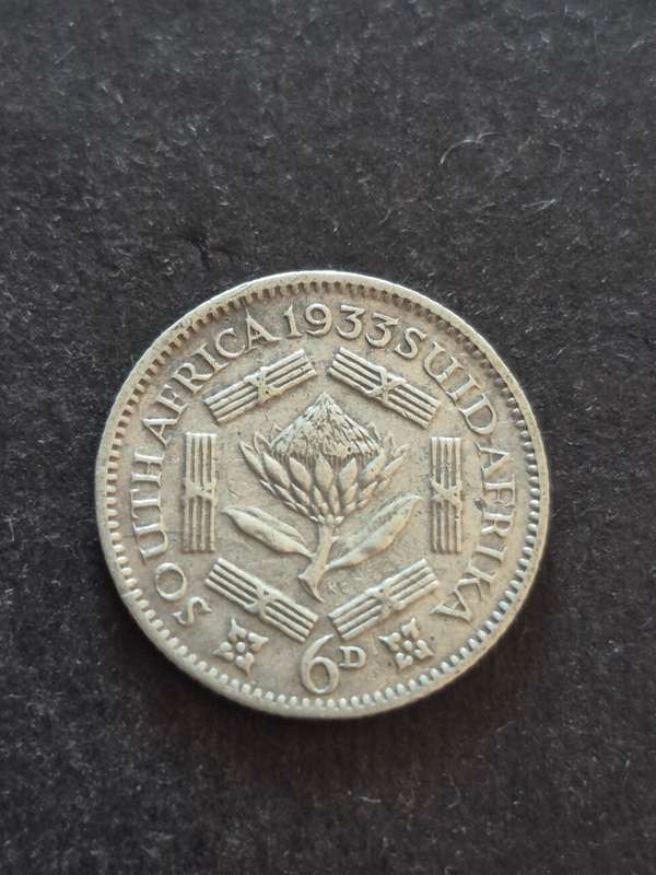 Union Sixpence 1933