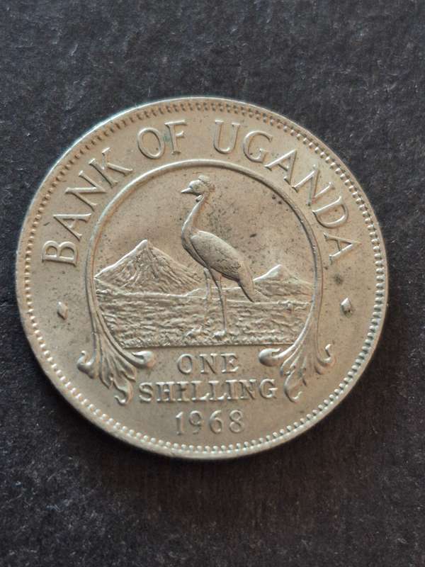Bank of Uganda One Shilling 1968
