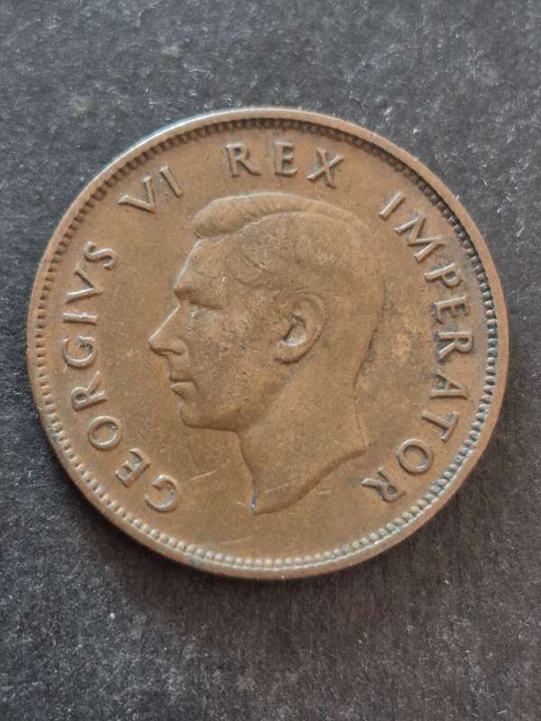 Union 1/2 Penny 1937